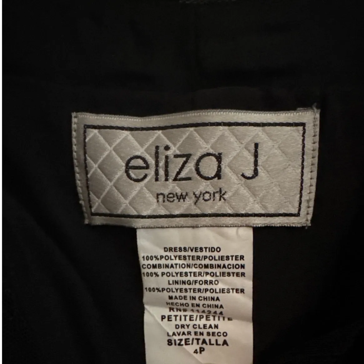 Eliza J New York Black sexy Lace pleated Trim Midi sleeveless Dress Size 4 Petite - Image 12