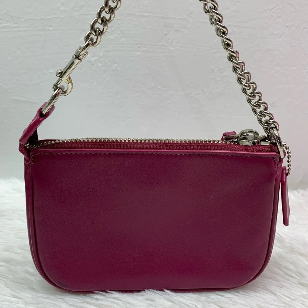 COACH Mini Purse Wristlet 15 in Leather F64791 - Image 2