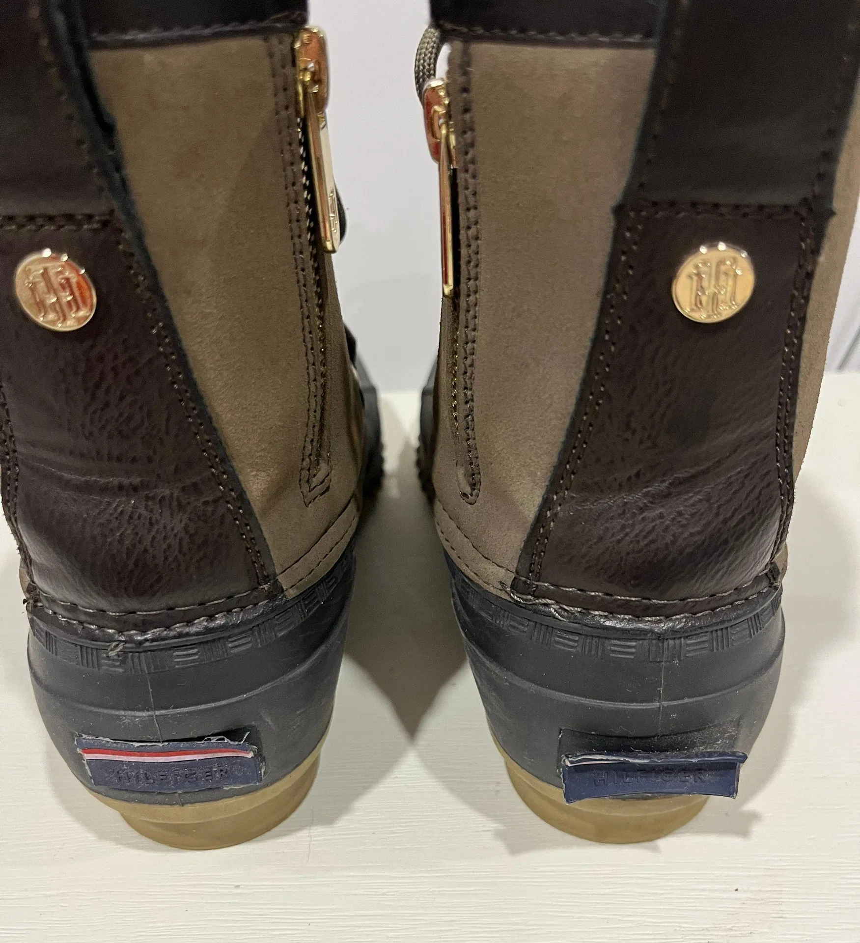 Women’s Reanna Lace-up/ Side Zip Duck Boots - Image 6