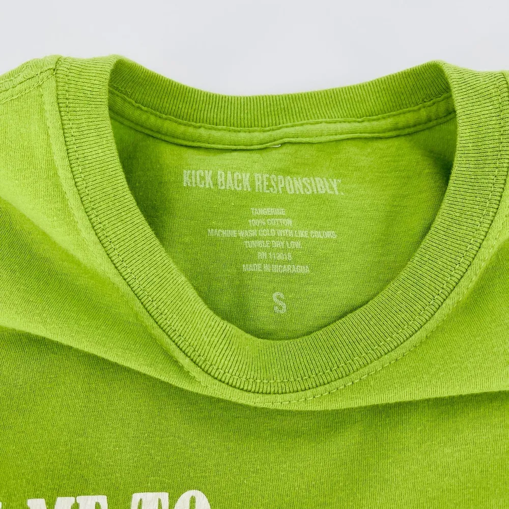 The Naked Turtle White Rum Kiwi Green Women's T-Shirt - Size S - GUC - Image 9