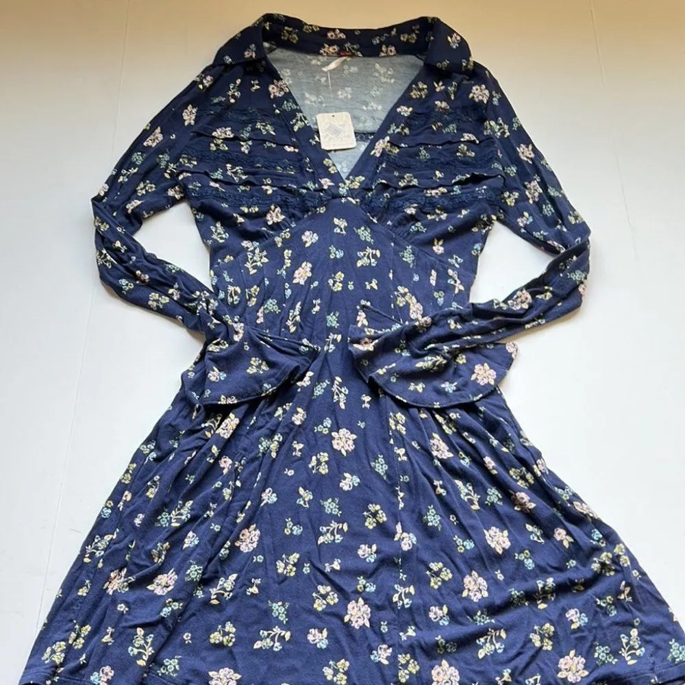 Free People Good Days Long Sleeve Minidress Size X-Small NWT - Image 2