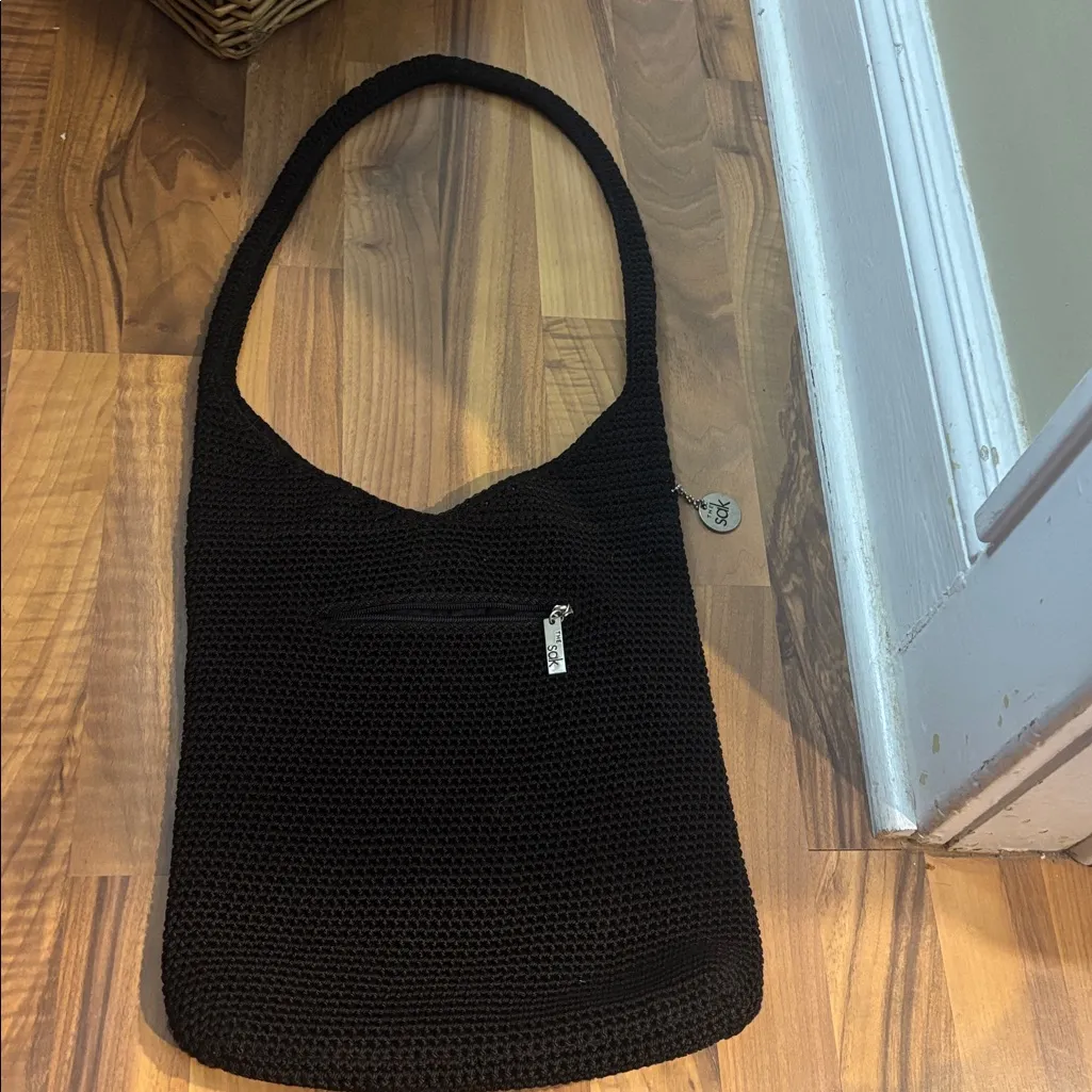 The Sak Black Crochet Bag true classic - Image 2