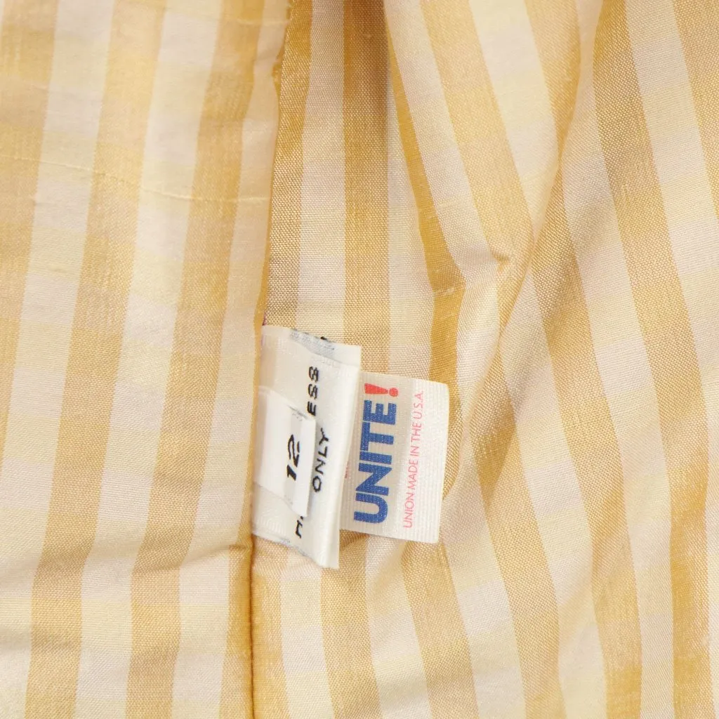 Bill Blass Saks Coat Floral Belted Union Made Jacquard Pink Jacket 12 - Image 11