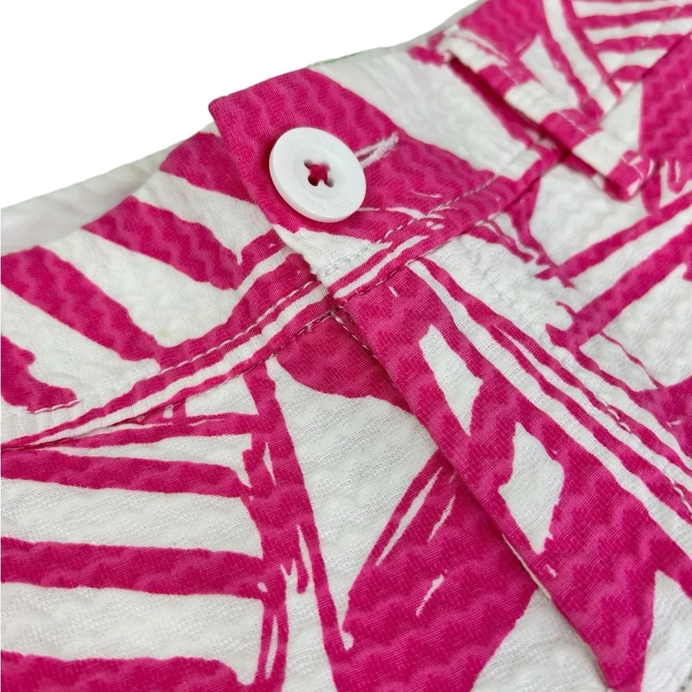 Lilly Pulitzer • Walsh Shorts Capri Pink Yacht Sea Pink White Size 2 Small - Image 3