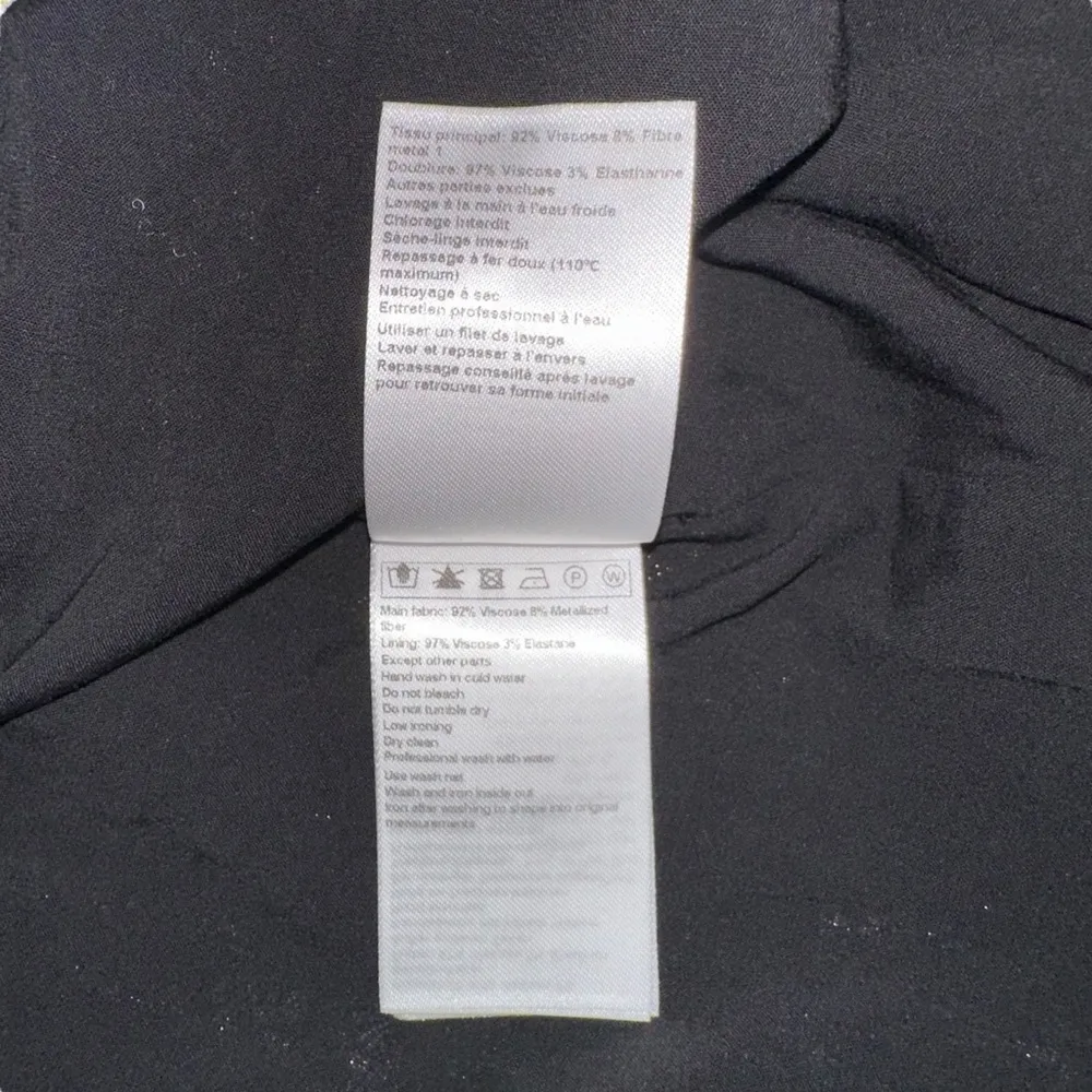 NWT ba&sh Kaz Robe V-Neck Printed Midi Dress SMALL in Ecru - Image 6