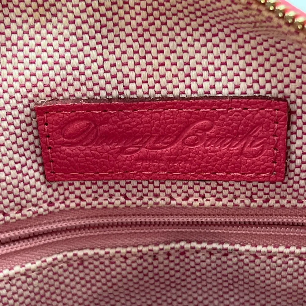 Dooney and Bourke Dillen Zipper Pocket Small Hobo Bag Pink Handbag Purse - Image 3