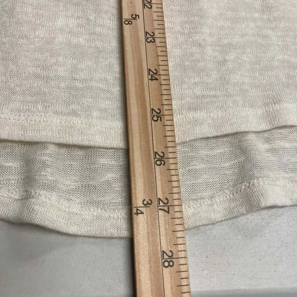 ARIZONA‎ JEAN Co Women’s Crochet Top Ivory Cream Long Sleeves Size Medium - Image 11