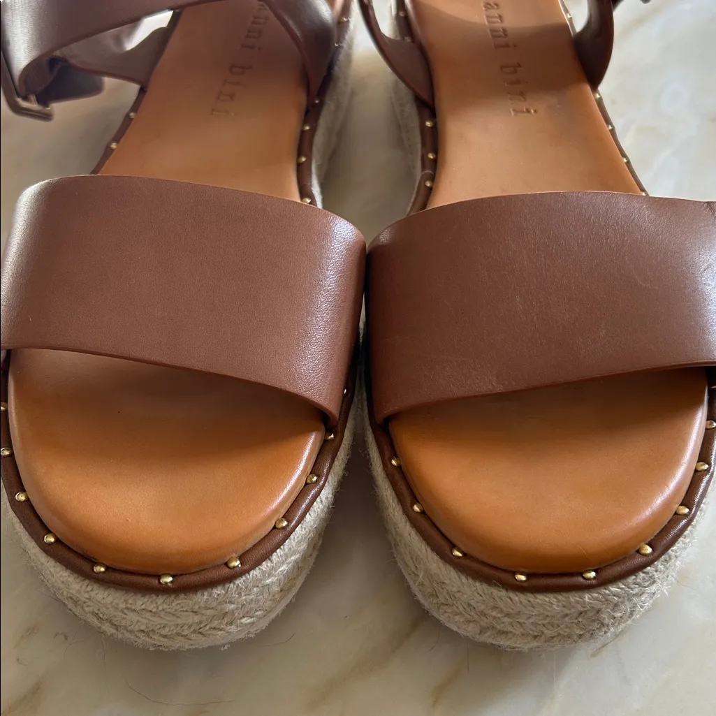 Gianni Bini Womens Keegan Espadrille Platform Sandals in Vacay Tan Size 10 - Image 7