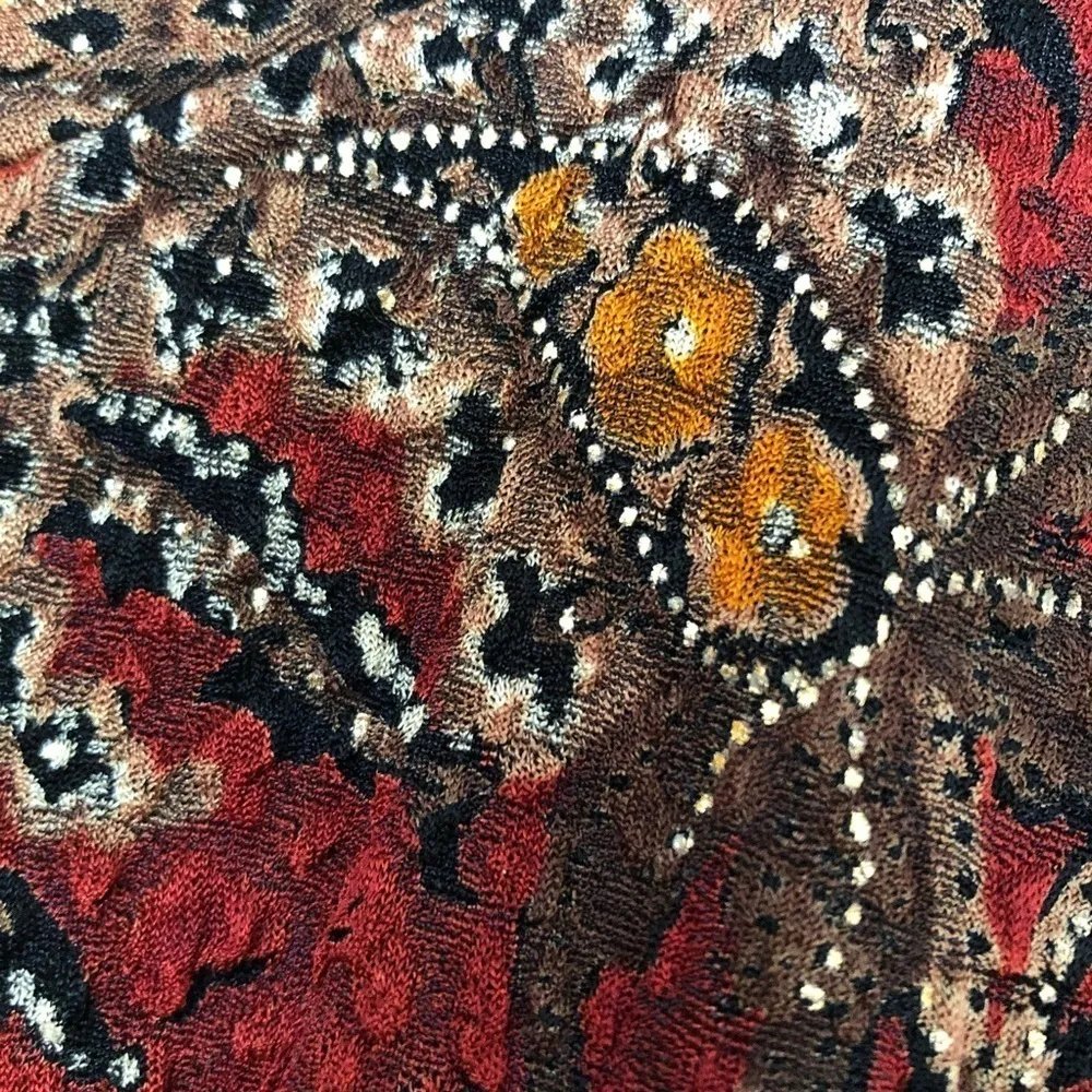 COLDWATER Creek embellished paisley patterned cardigan jacket size small - Image 4