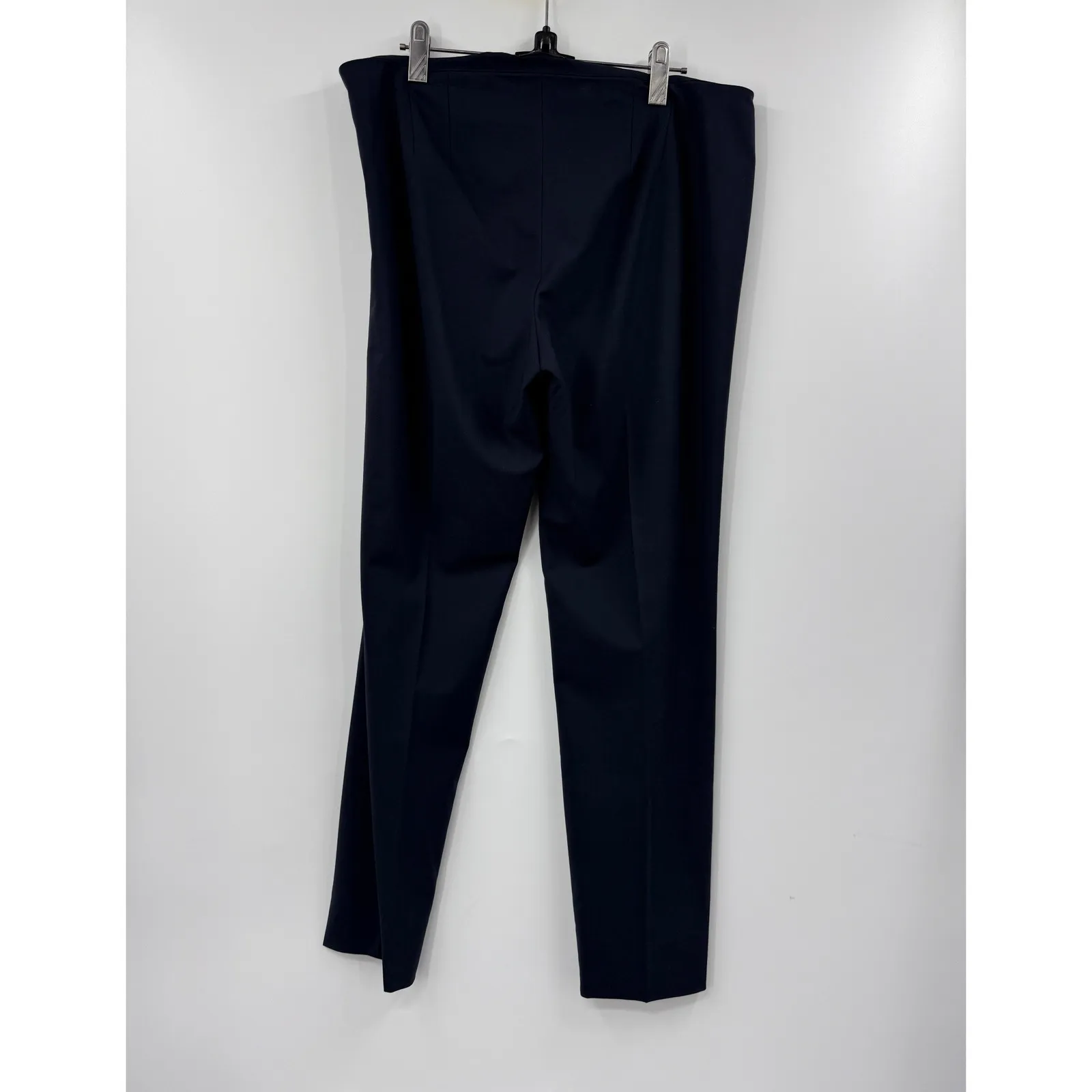 Theory Belisa 3 Sevona Navy Wool Blend Dress Pants Size 12 - Image 5