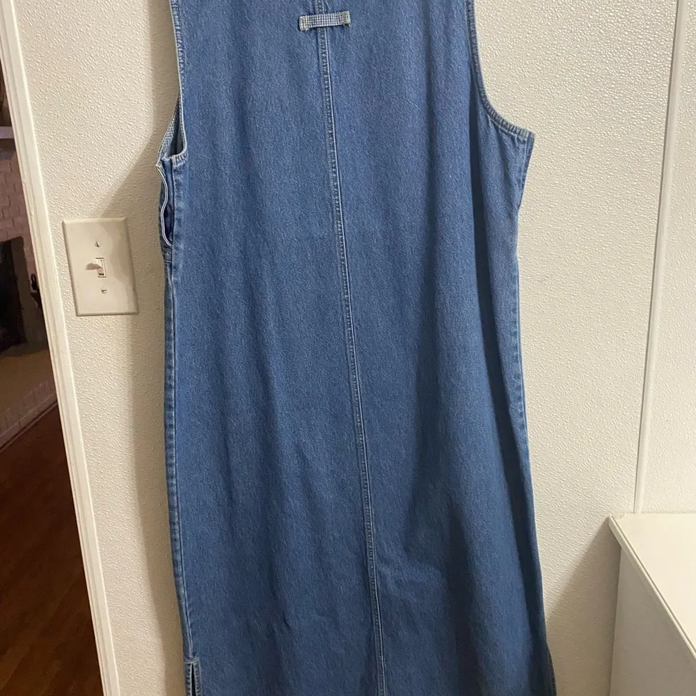 True Blue cottsgecore Jean denim romper L Vintage Size L - Image 2
