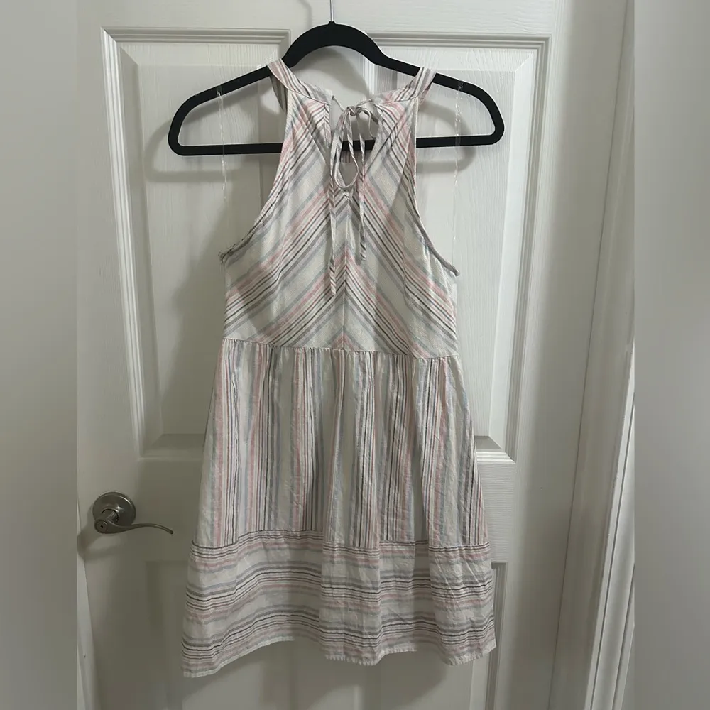 Altar’d State Red White Blue Stripe Women’s Mini Dress Size Small 100% Cotton - Image 6