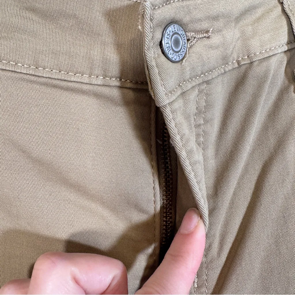 Levi’s Tan Boyfriend High Rise Baggy Jeans Womens 16W Casual Fall Classic Denim - Image 10