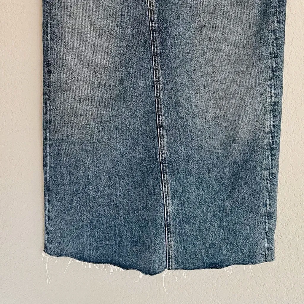 Citizens of Humanity Circolo Reworked Denim Maxi Skirt Size 26 Western Modern - Image 8