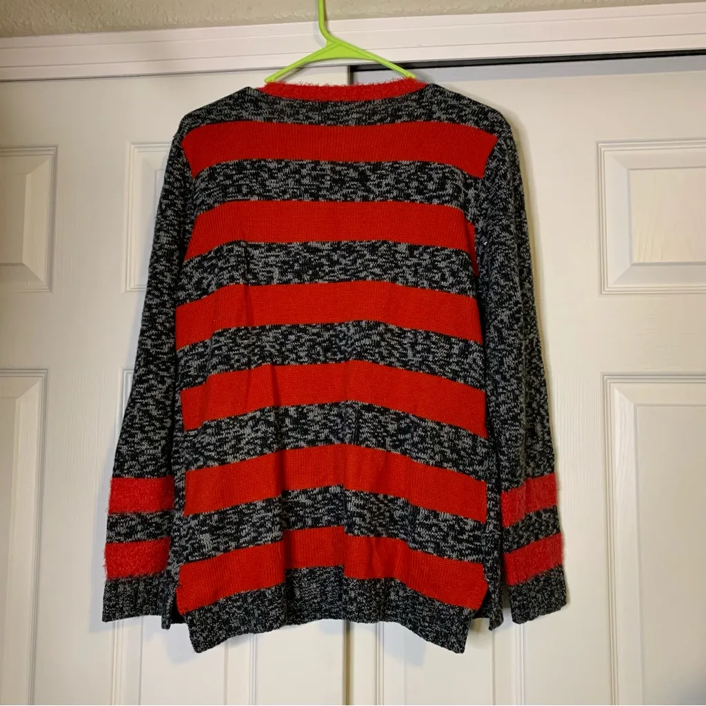 Cool Santa 3D Beard Christmas Sweater - Image 4