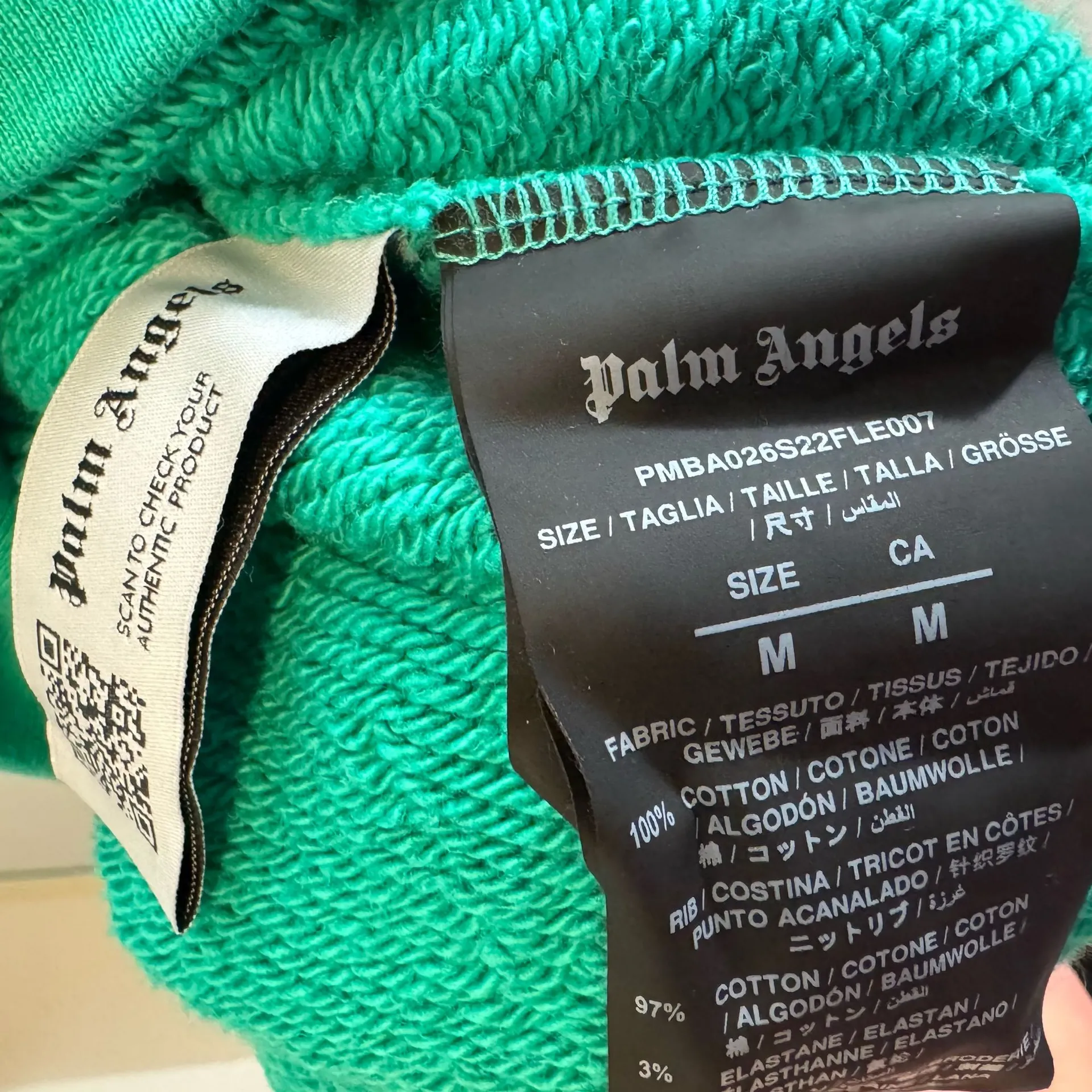 •NEW• Palm Angels Leopard Kill The Bear Green Crew Sweat in Medium - Image 13