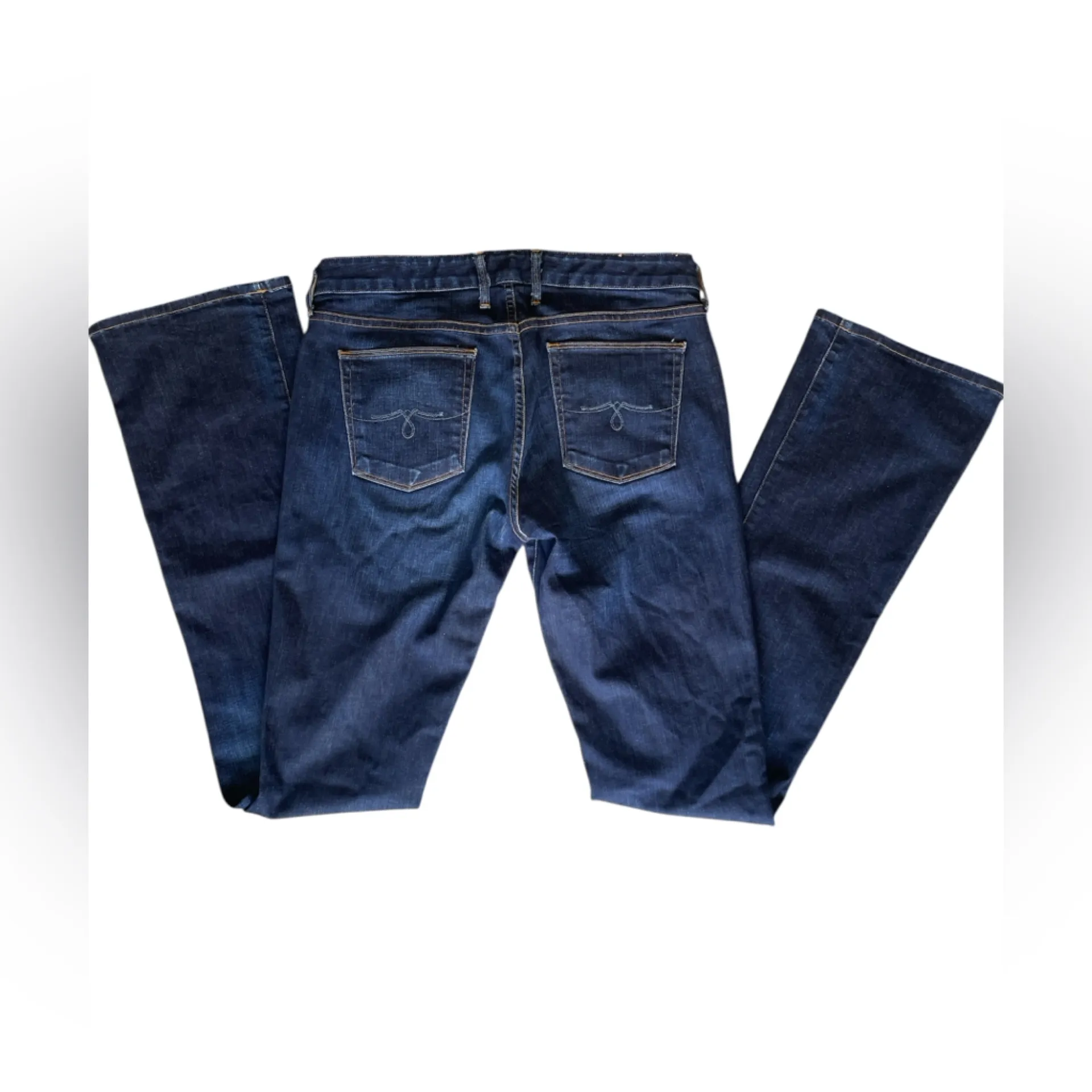 Lucky Brand Dark Blue Flare Jeans - Image 5