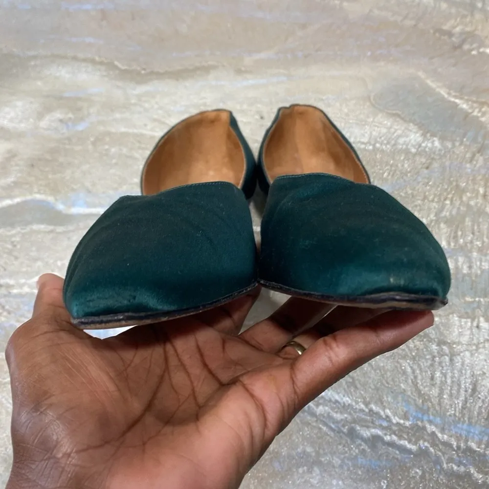 Giorgio Armani Green Pumps Short Heels Women Shoes Size 8.5 - Image 6