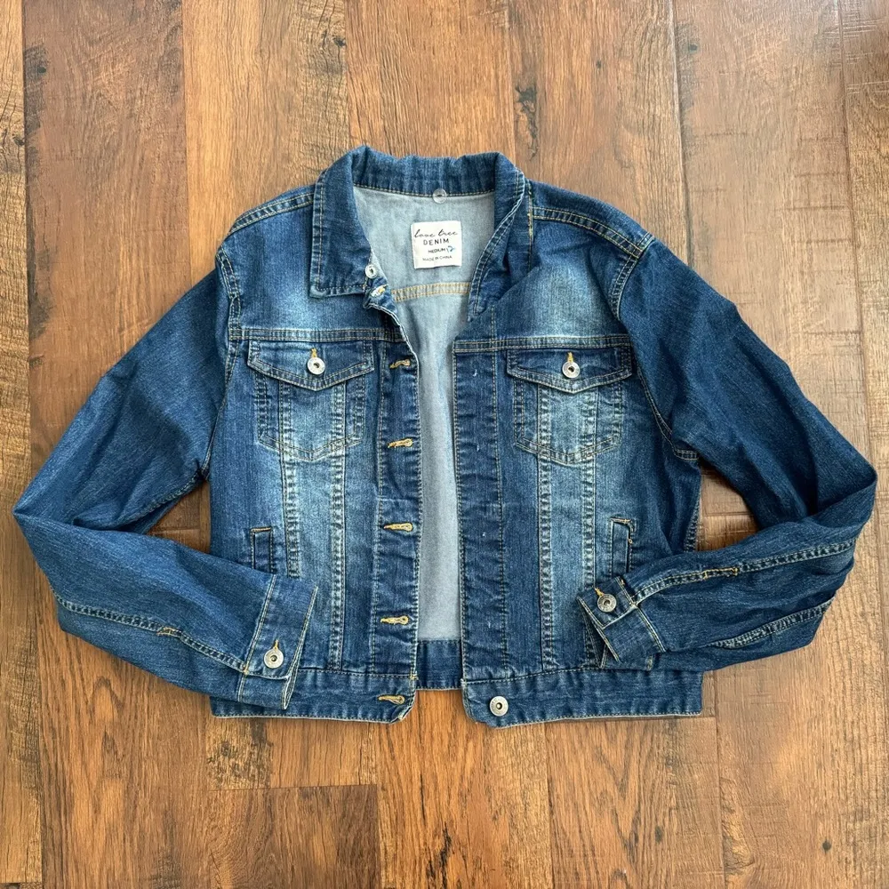 Love Tree demon Jean jacket, size M - Image 2