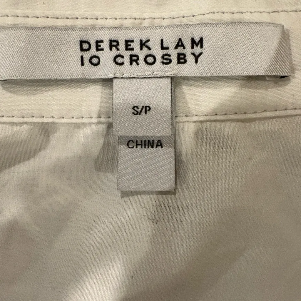 Derek Lam 10 Crosby Cilou cotton eyelet utility shirt white S - Image 5