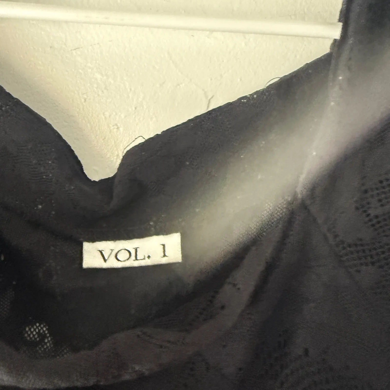 Black Lace Top VOL. 1 Square Neck Bell Sleeve Blouse Womens XL Whimsigoth Witchy - Image 4