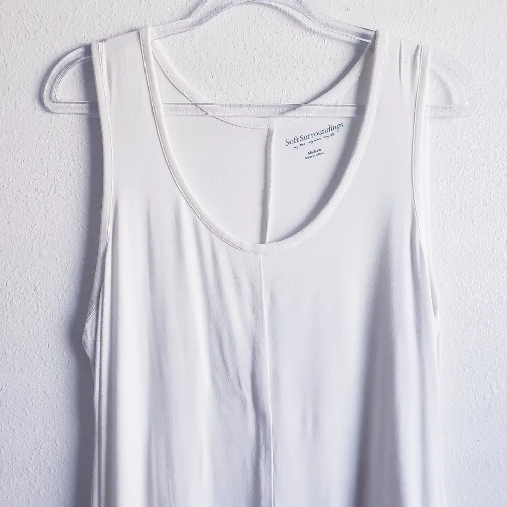 Soft Surroundings  White Tank Top Shirt - Image 2