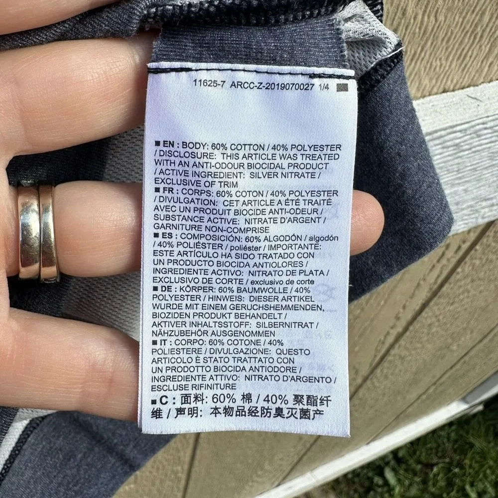 Arc’teryx Cela T-Shirt Dress Short Sleeve Crew Neck Heather Blue Size XS - Image 6