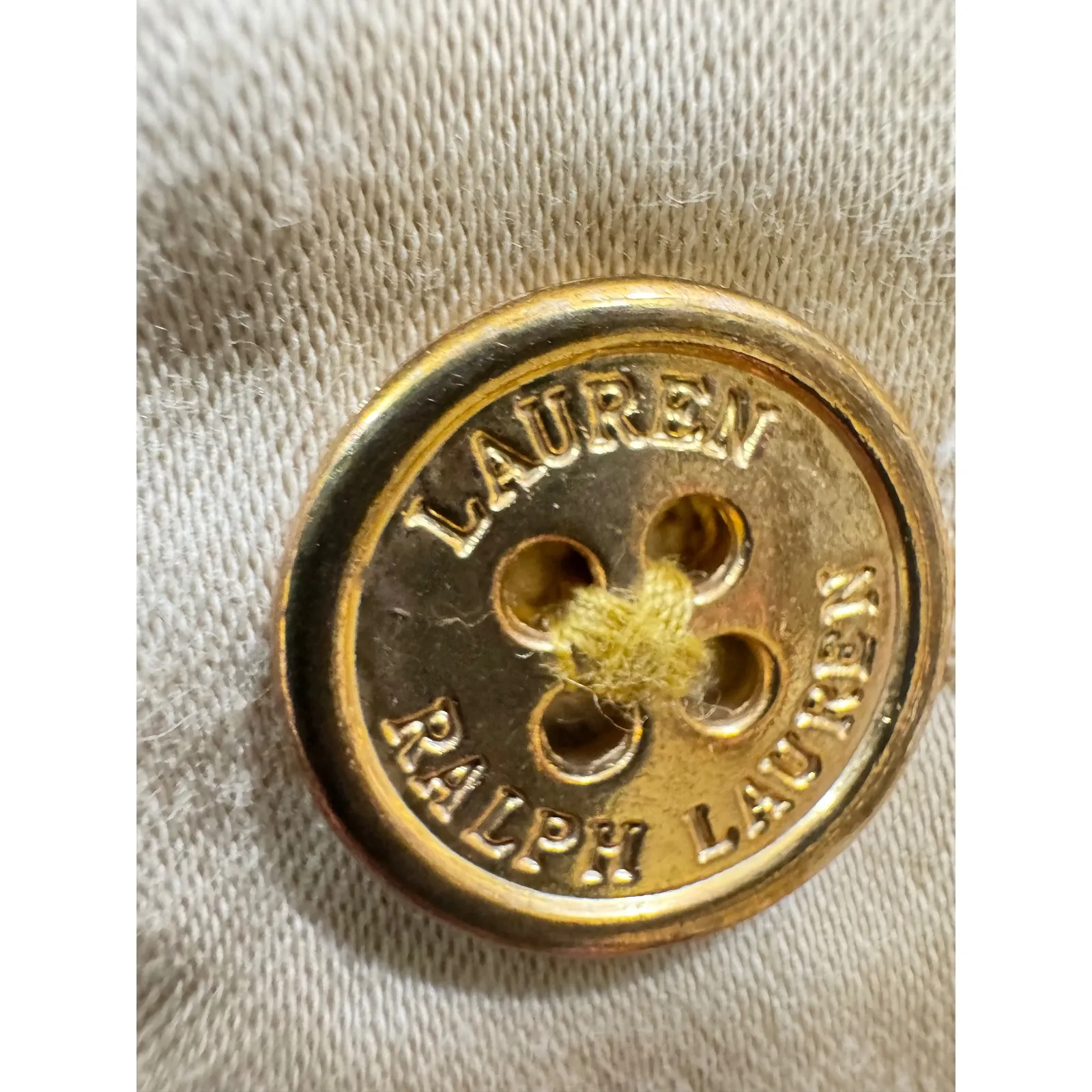 VTG Lauren Ralph Lauren Petite Khaki Chino Shorts Women's Size 2P Y2K Preppy - Image 3