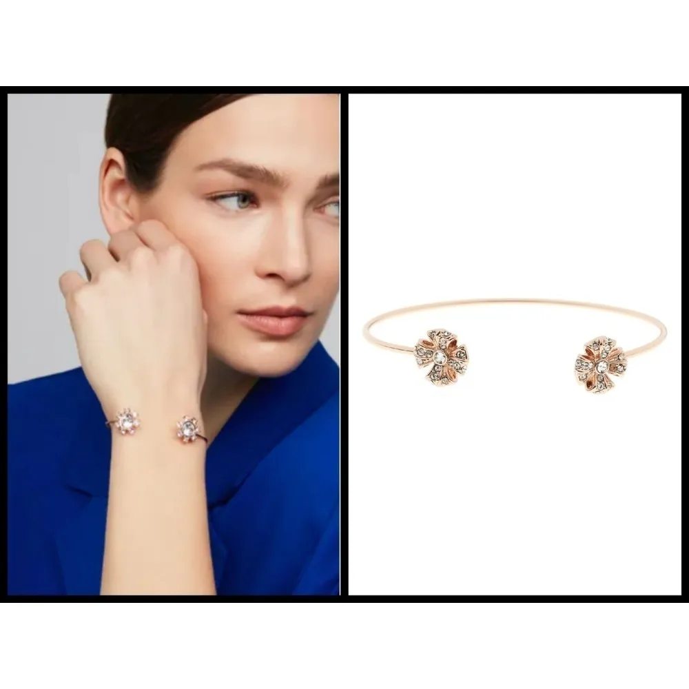 💕TED BAKER💕 Rosette Pave Crystal Cuff Bracelet - Image 3