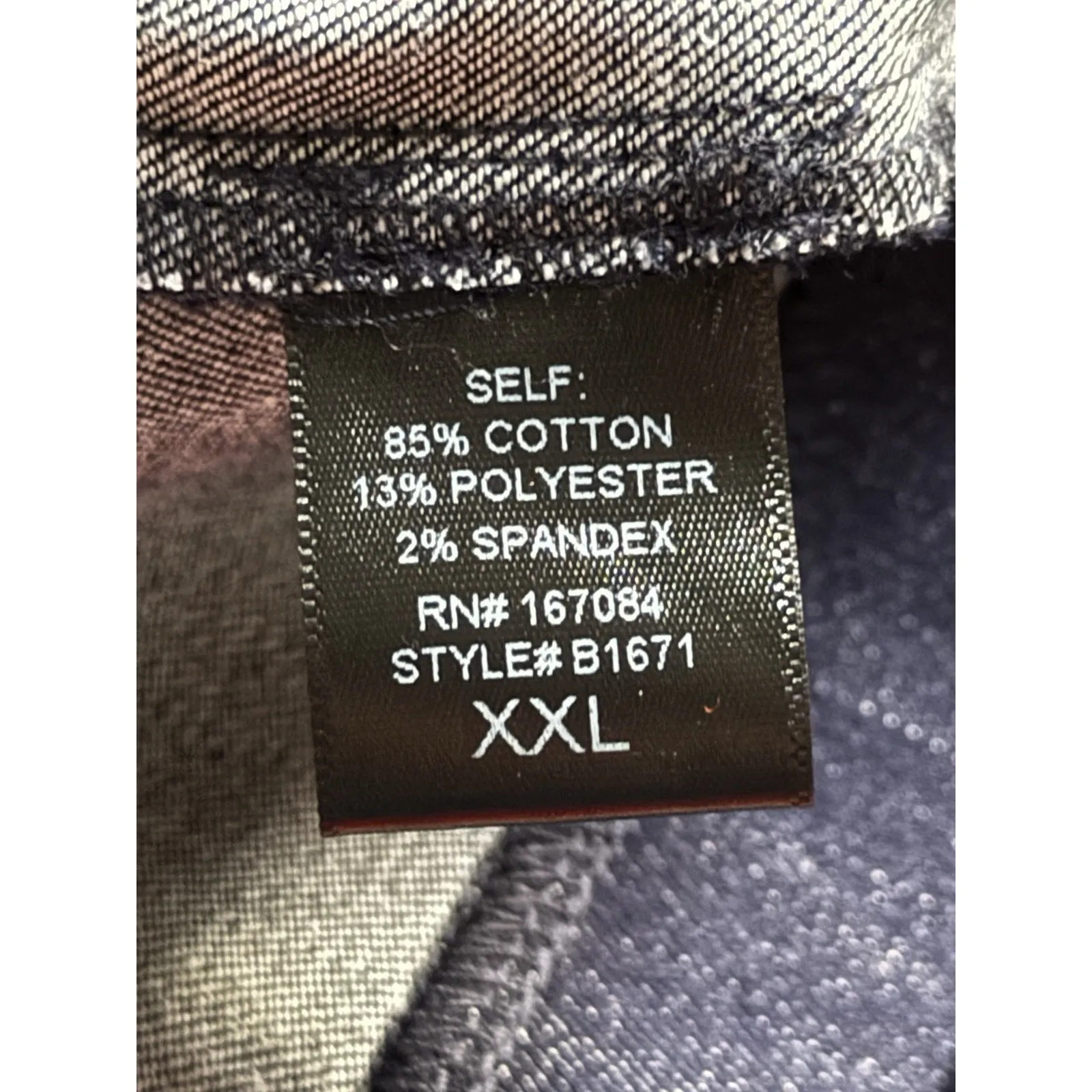 Tuckernuck Denim Lilliana Mini Dress Size XXL Dark Blue Button Front Sleeveless - Image 5