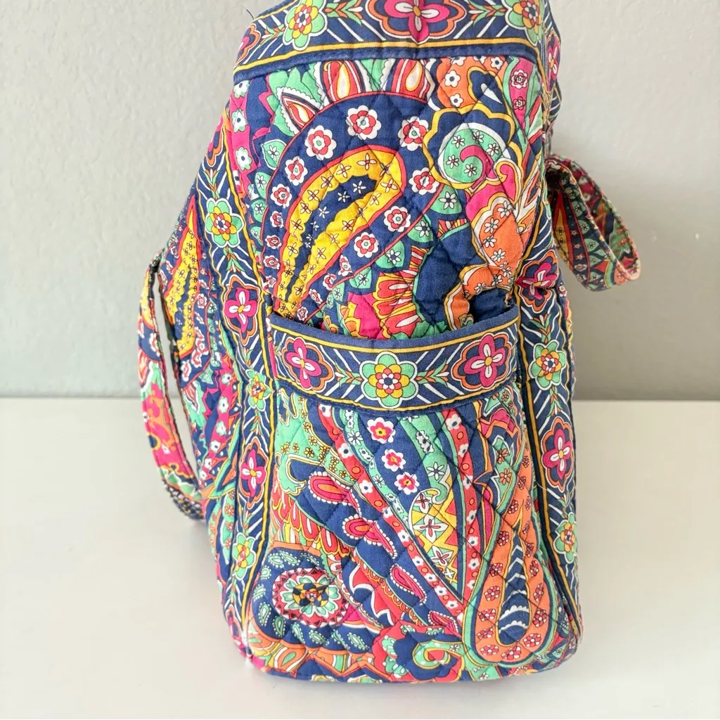 Vera Bradley Get Carried Away Extra Large Tote Colorful Vacation Bag 22.5”x15” - Image 8