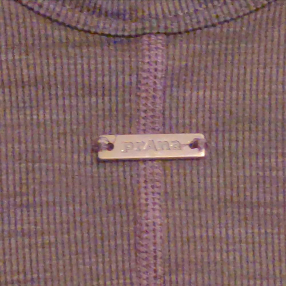 Prana Becksa Tank Black Heather Slim Fit Compression Racerback Scoop Neck XS New - Image 6