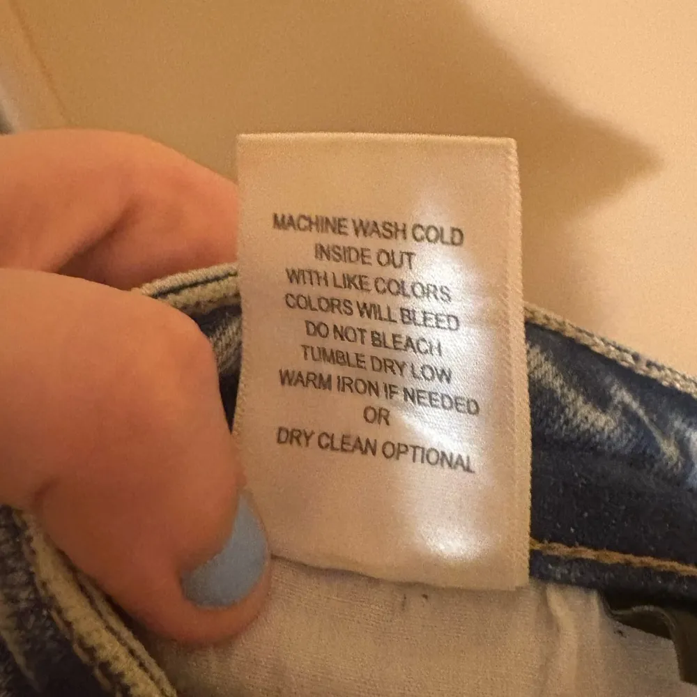 Ultra High Rise Dark Acid Wash Jean Shorts - Image 5