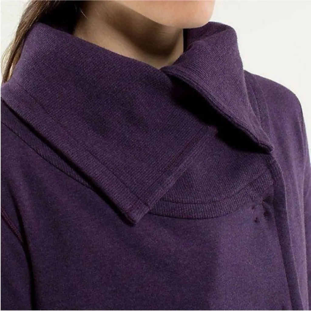 Lululemon Athletica Deep Purple Pea Coat - Image 3