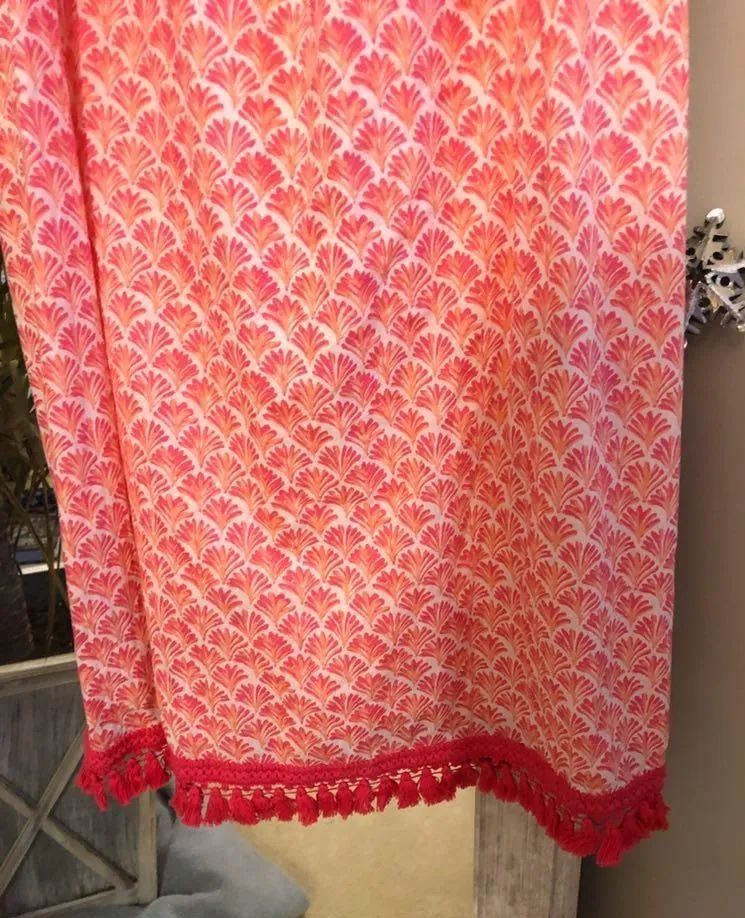 Seashell Tassel Hem Summer Mini Dress - Image 6