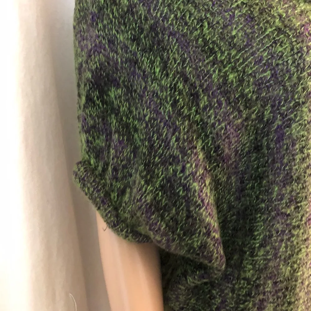 XOXO  mohair wool blend short sleeve tunic sweater - Image 4