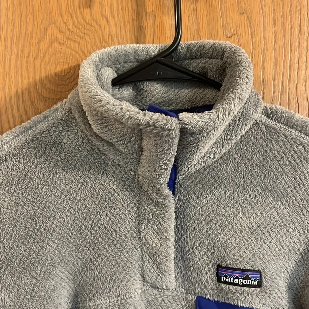 Patagonia Re-Tool Gray Snap-T Women's Pullover Medium‎ - Image 5