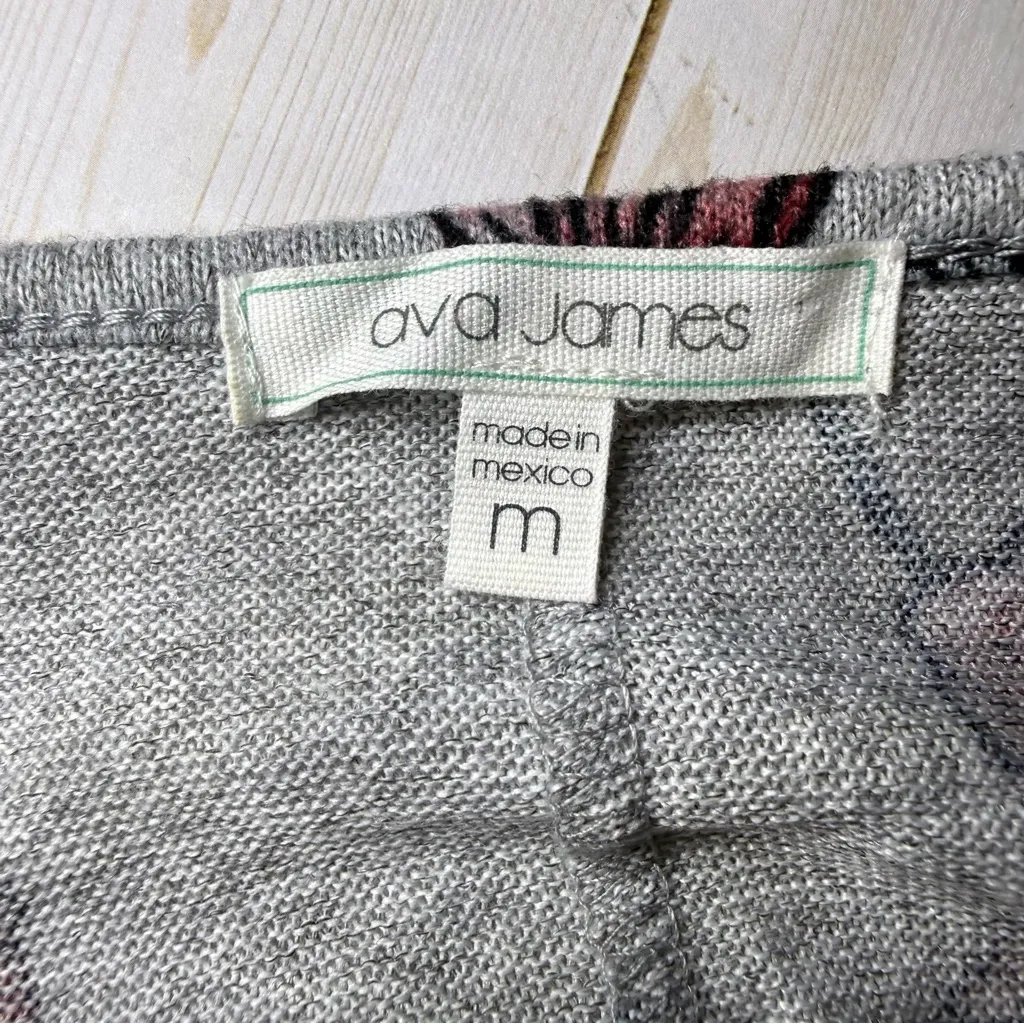 Ava James Floral Twist Long Sleeve Top - Image 3