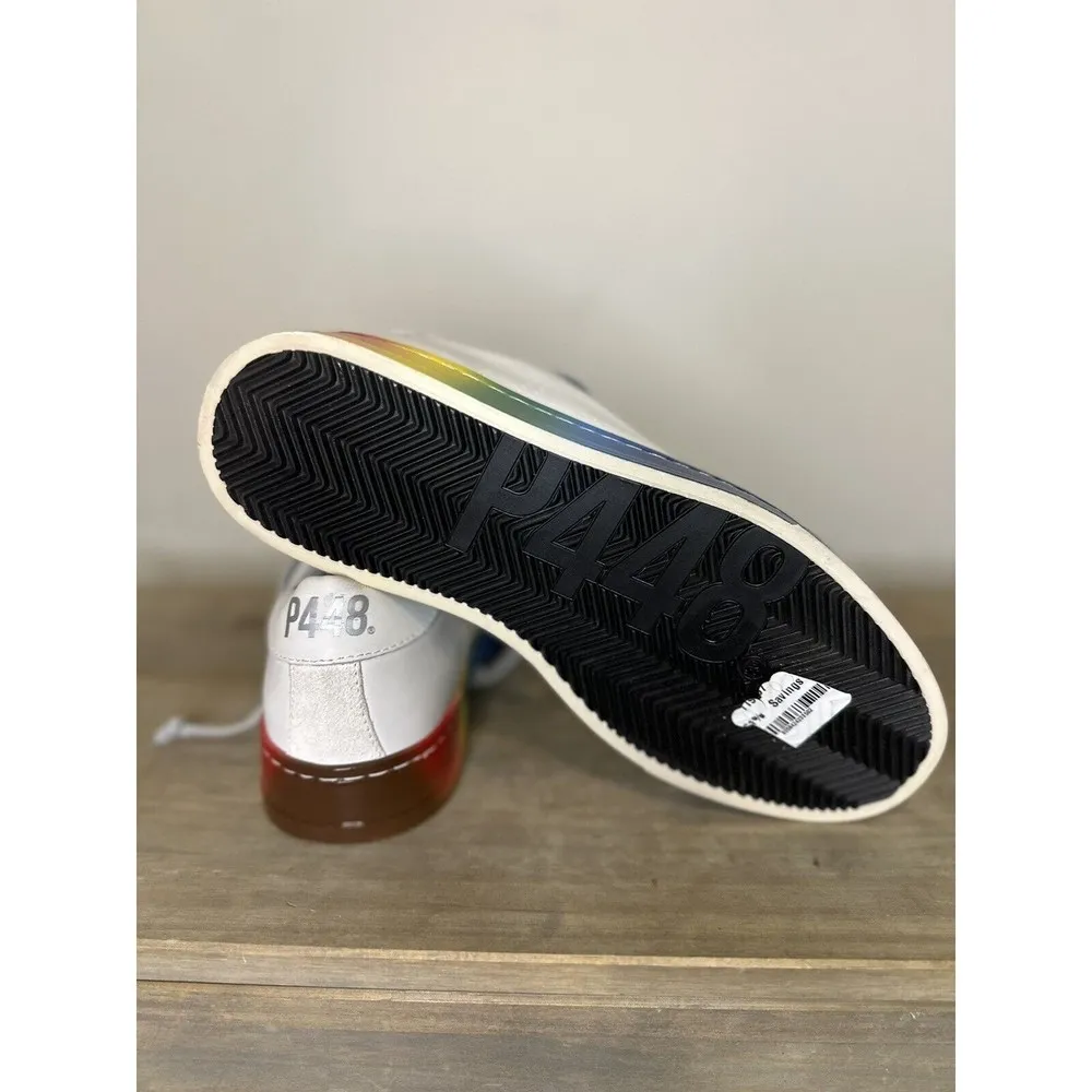 P448 Jack Pride Capsule Sneaker Size 37 White Rainbow - Image 12