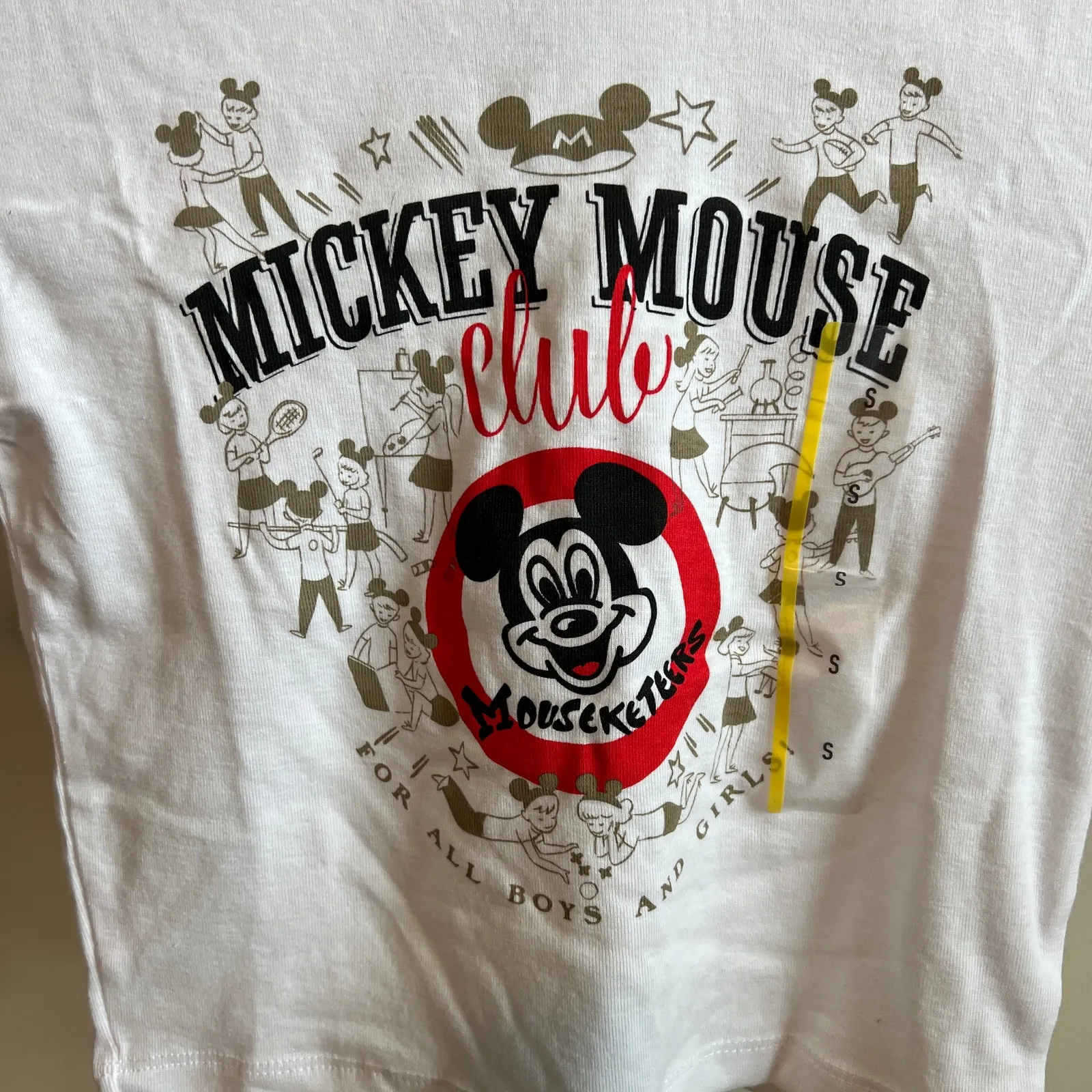 Disney's Mickey Mouse Women's Short Sleeve Graphic Baby T-Shirt - Small - NWT - Image 3