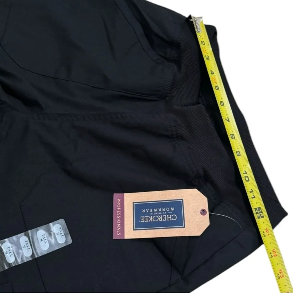 NEW Cherokee‎ Workwear Drawstring Soft Stretch Black Scrub Pants Women’s Size L - Image 11