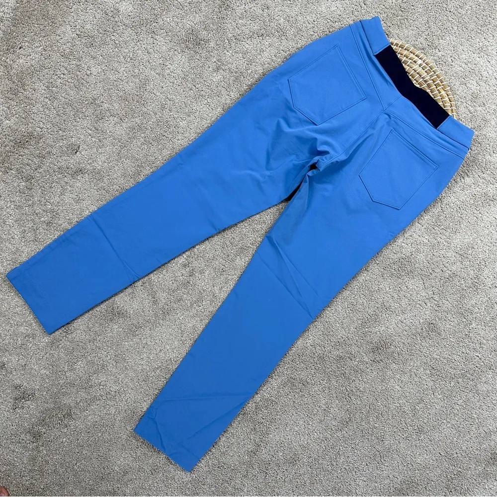 Peter Millar Crown Sports Women’s Dynamite Technical Golf Pants Pull On Blue 2 - Image 5