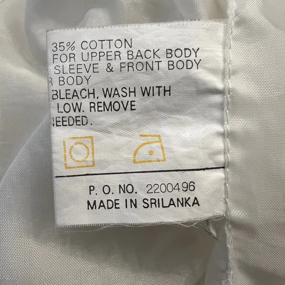 Pacific Trail Outerwear Unisex Utility Jacket Size L White/Navy/Orange Zip Hood - Image 15