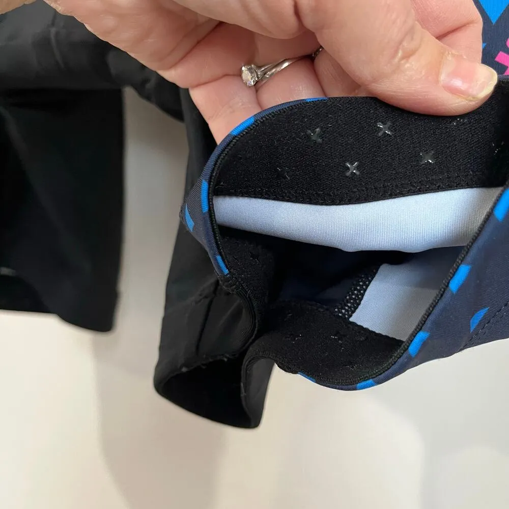 NOOYME Women's Black & Blue Bike Shorts for Cycling with 3D Padding Size M Size M - Image 4