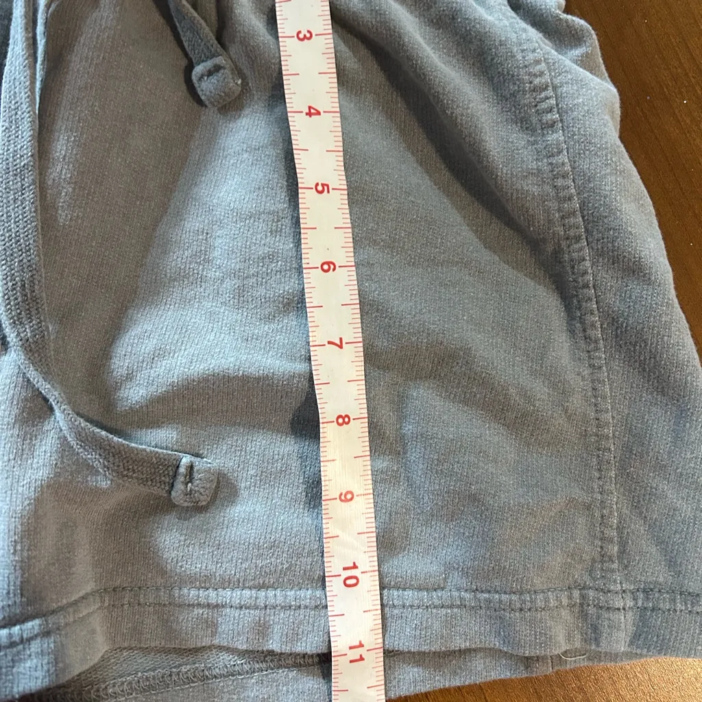 Comfort Colors Cozy Gray Drawstring Shorts Size L - Image 5