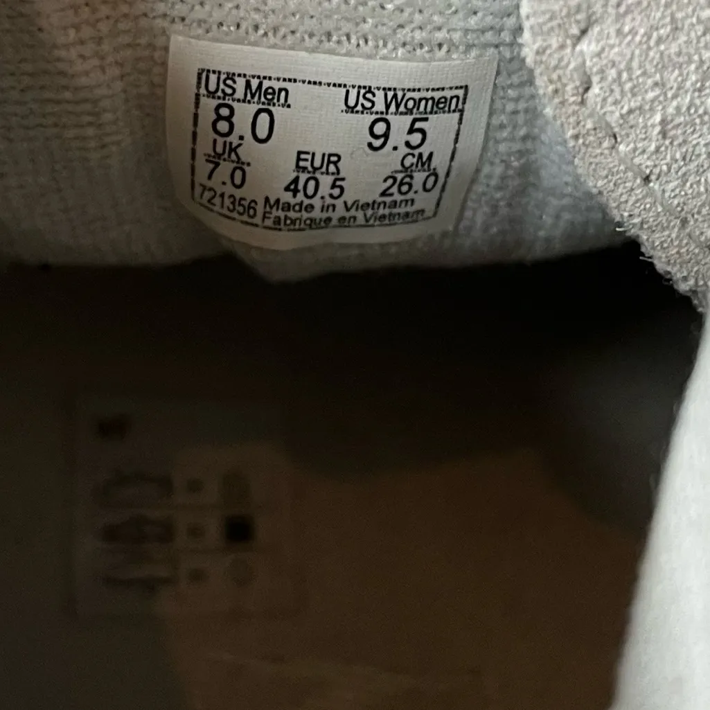 VANS Sk8-Hi Stackform Chunky Sneakers Womens 9.5 Suede Gray Platform Lace Up - Image 9