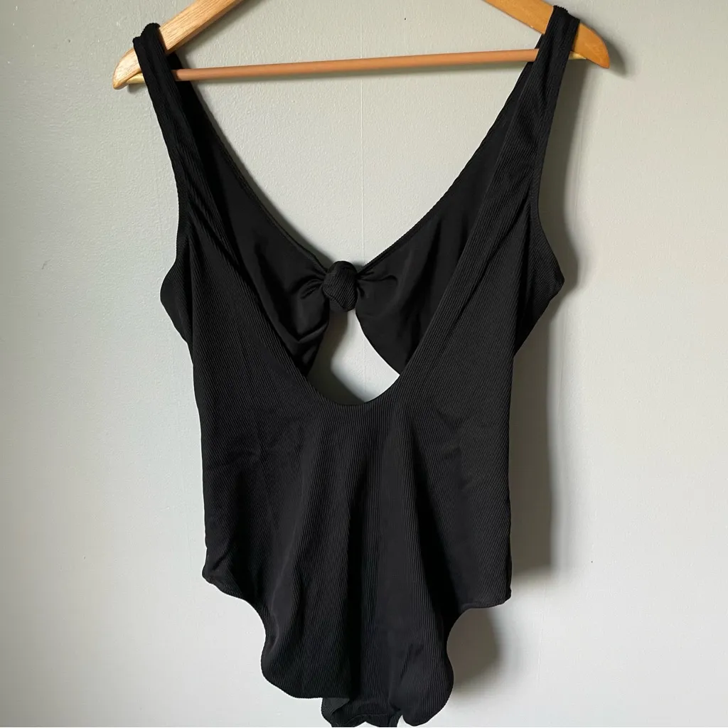 Aerie Black One Piece Swimsuit Size XL - Image 4