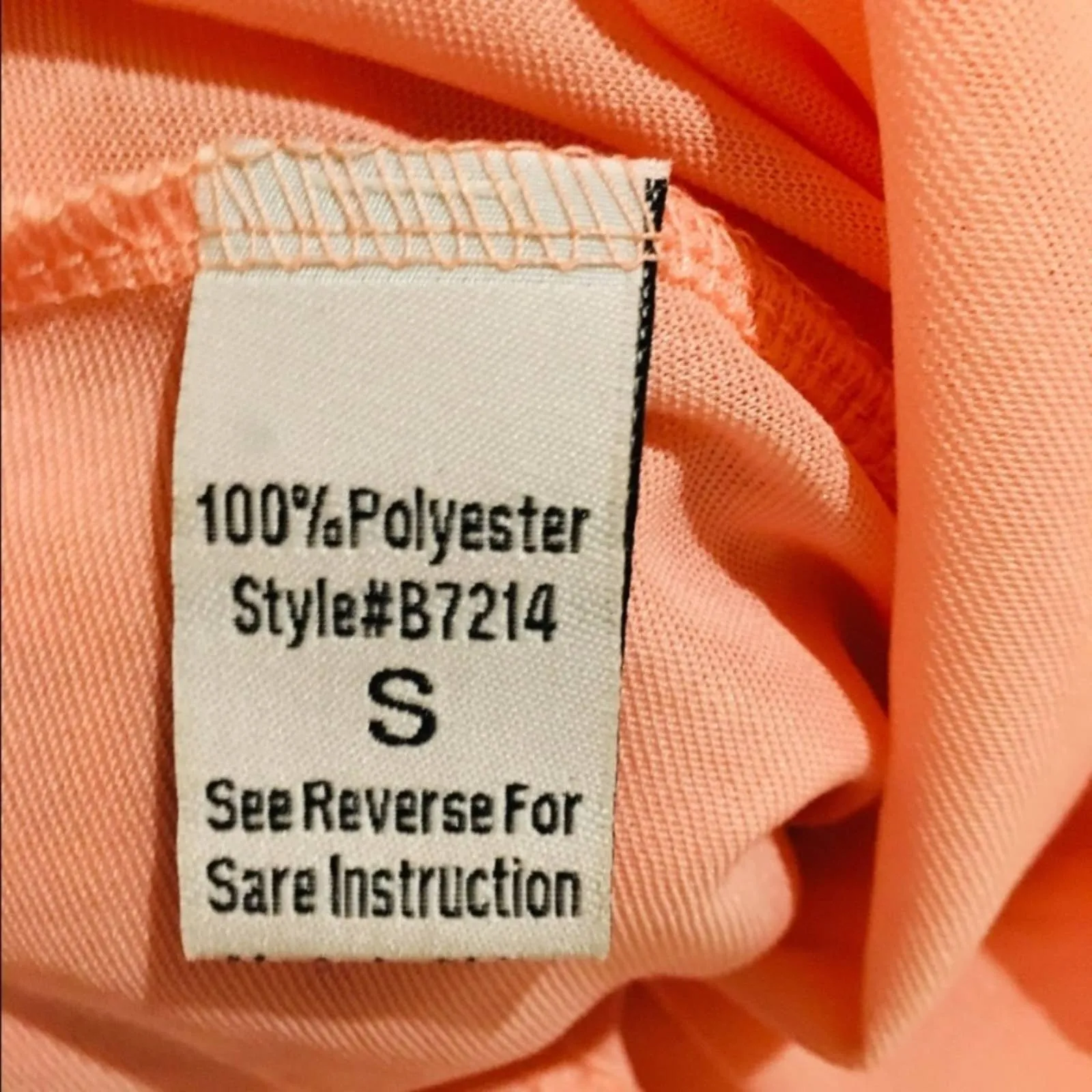 Peach Layered Lace Cottage Preppy Dress Blu Pepper Size Small - Image 12