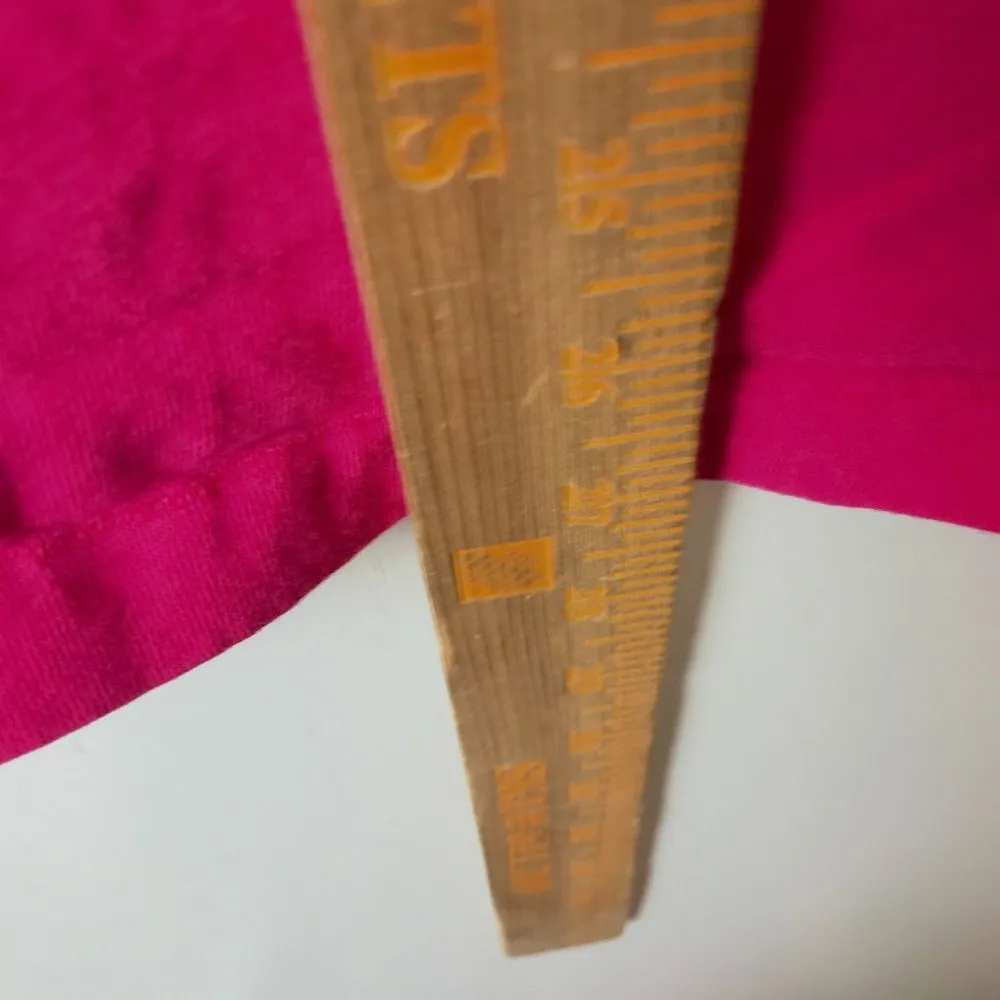 90s Vintage Lewis R French Camden Maine T Shirt Single Stitch USA Pink Medium M - Image 9