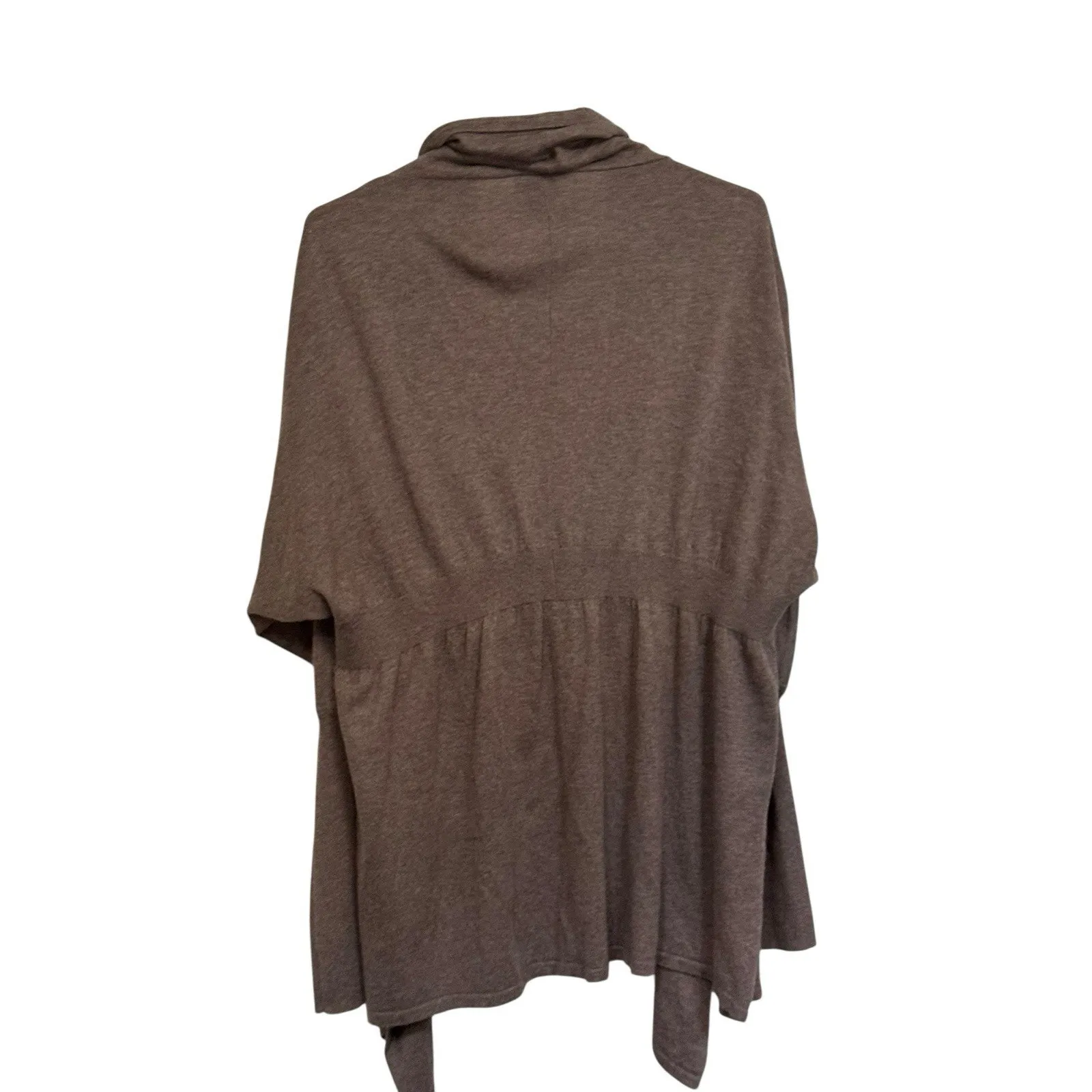 Soft Surroundings Medium Fly Away Drape Front Topper Cardigan Sweater Fall READ - Image 3